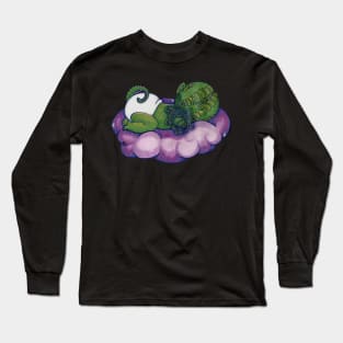 Baby Cthulhu on a Cloud Long Sleeve T-Shirt